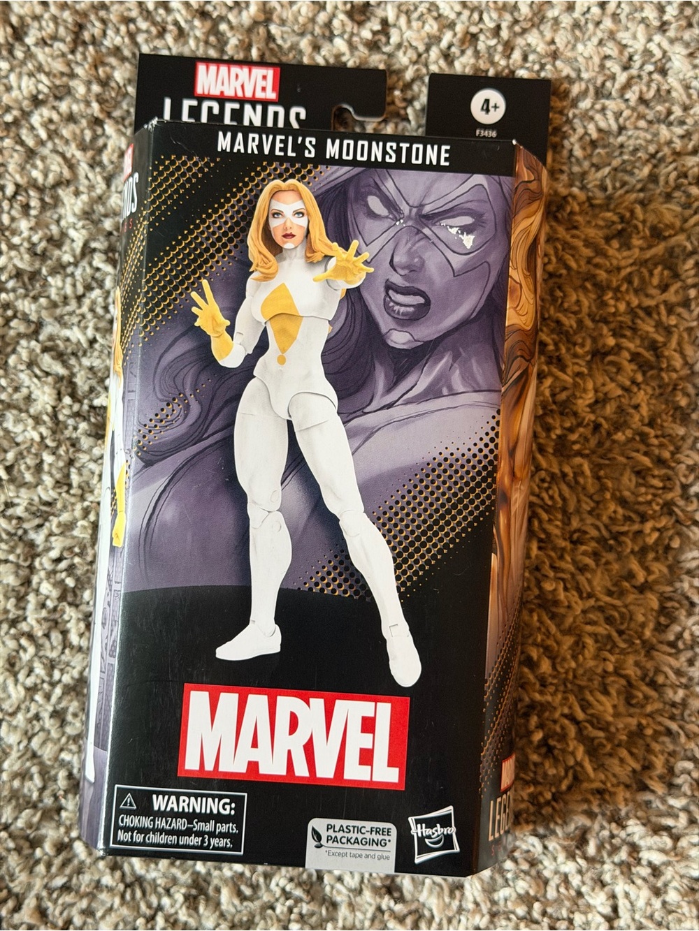 Marvel Moonstone Figure in White and Yellow
